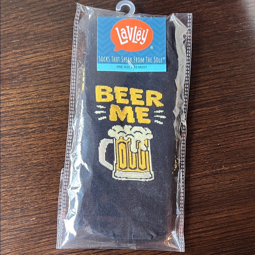 Lavley Beer Me Socks - dress socks